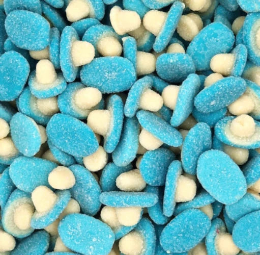 Blue Raspberry Mushrooms