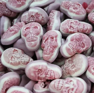 Vidal Jelly Filled Skulls spooky Halloween gummy sweets with liquid jelly centres