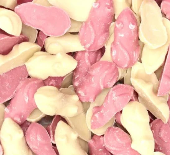 Pink & White Chocolate Mice