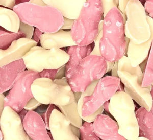 Pink & White Chocolate Mice