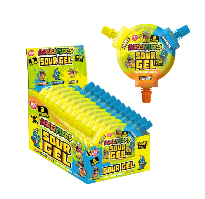 Zed Candy Screamers Sour Gel Trio 43g